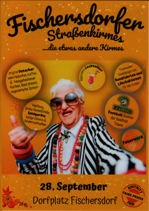 Flyer Straßenkirmes 2024