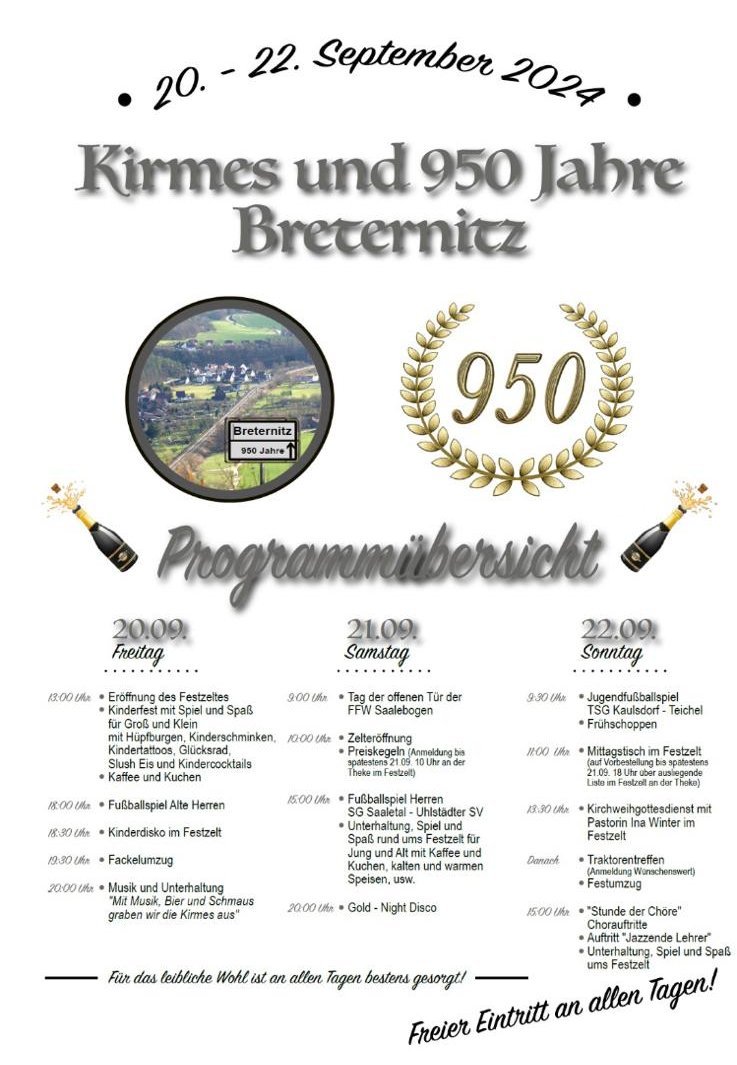 Programm Kirmes 2024